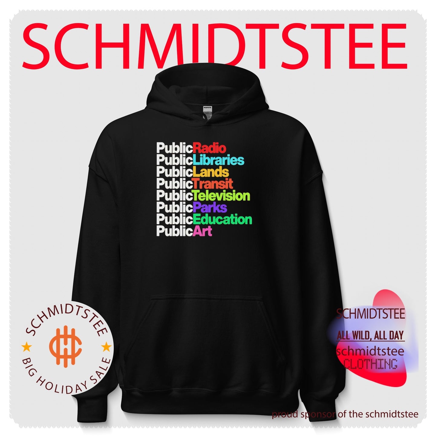 Public Radio Libraries Lands Transit Television Parks Education Art shirt