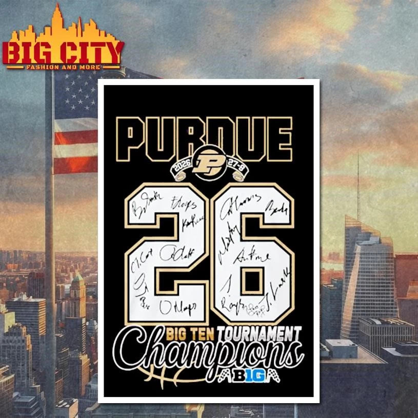 Purdue #26 Big Ten Champions 2026 Shirt