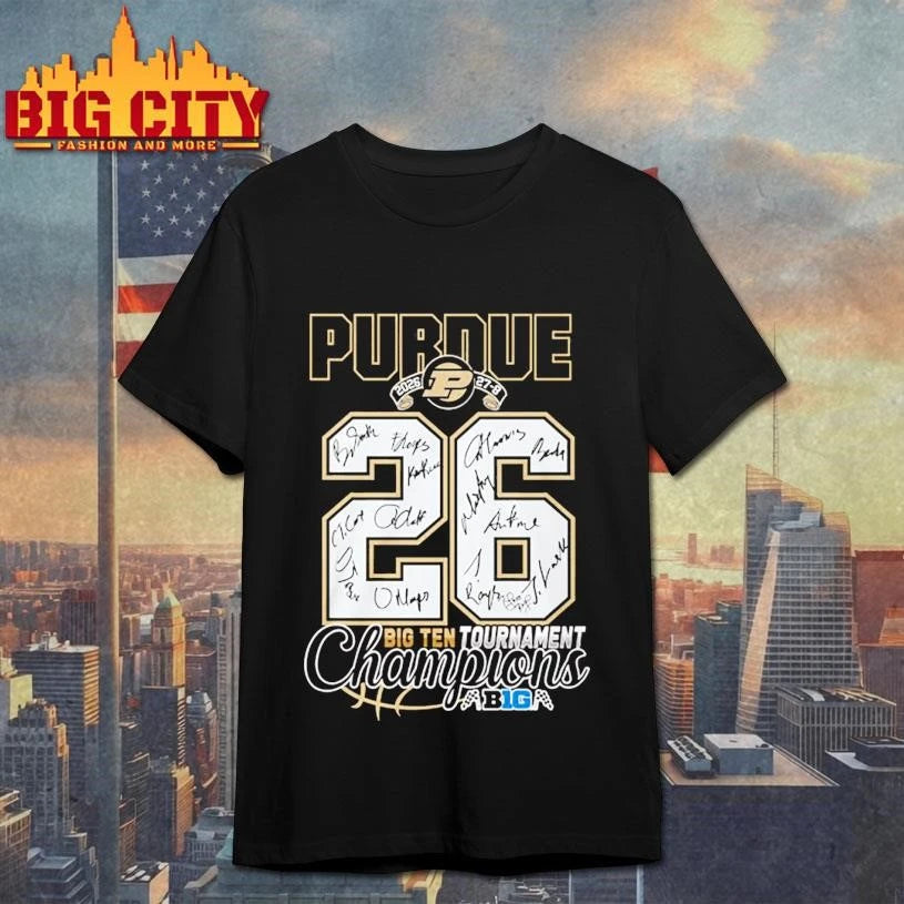 Purdue #26 Big Ten Champions 2026 Shirt