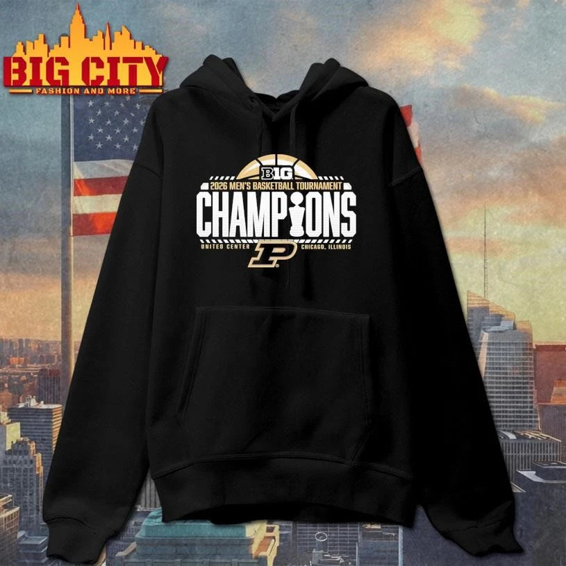 Purdue Big Ten 2026 Men’s Basketball Tournament Champions Shirt