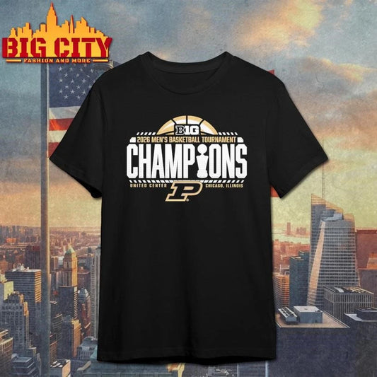 Purdue Big Ten 2026 Men’s Basketball Tournament Champions Shirt