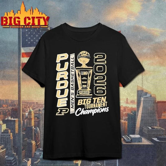 Purdue Boilermakers Champions Men’s Basketball Big Ten Tournament 2026 Shirt