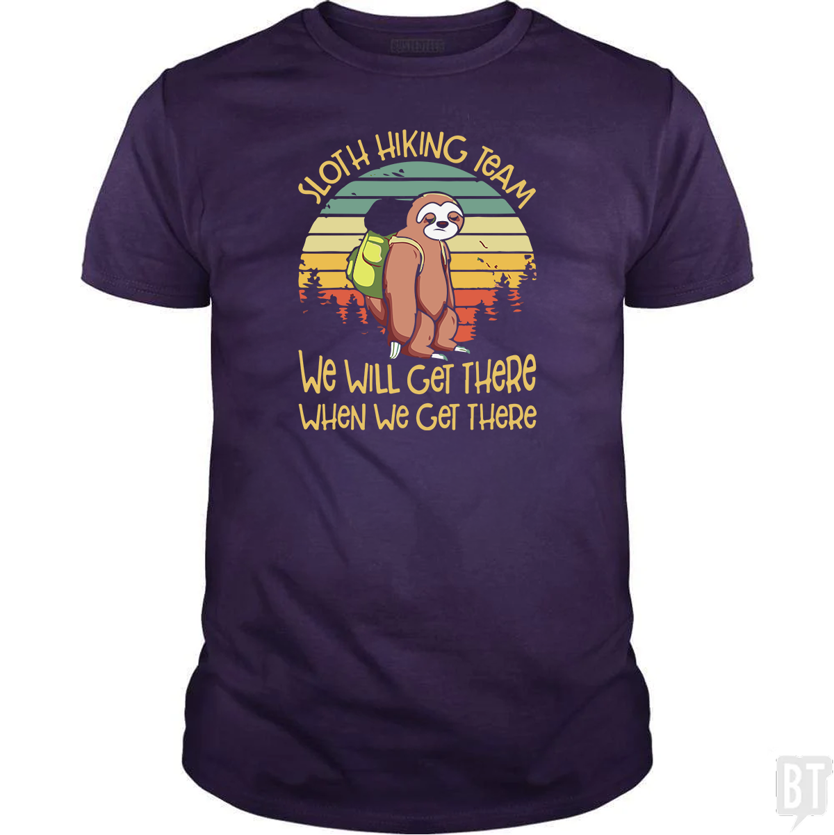 Funny Sloth Hiking Team