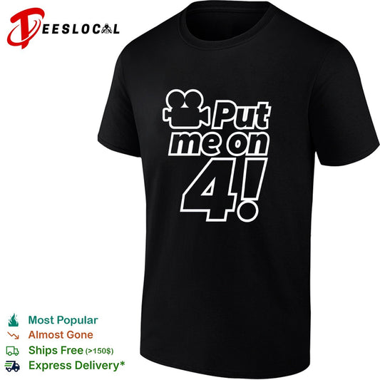 Put me on 4 film camera shirt