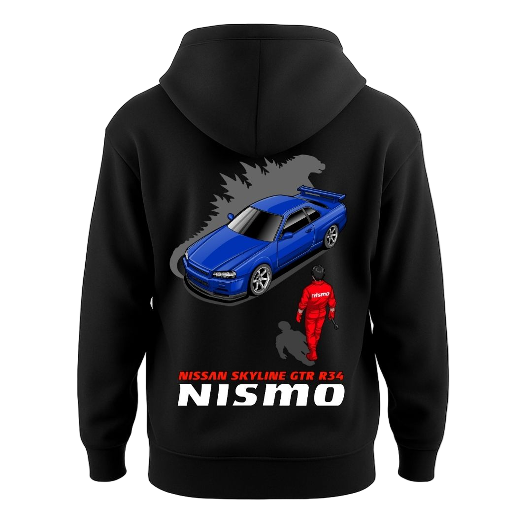 Nissan Skyline GT-R R34 “Godzilla Shadow” – Hoodie