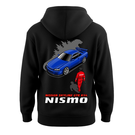 Nissan Skyline GT-R R34 “Godzilla Shadow” – Hoodie