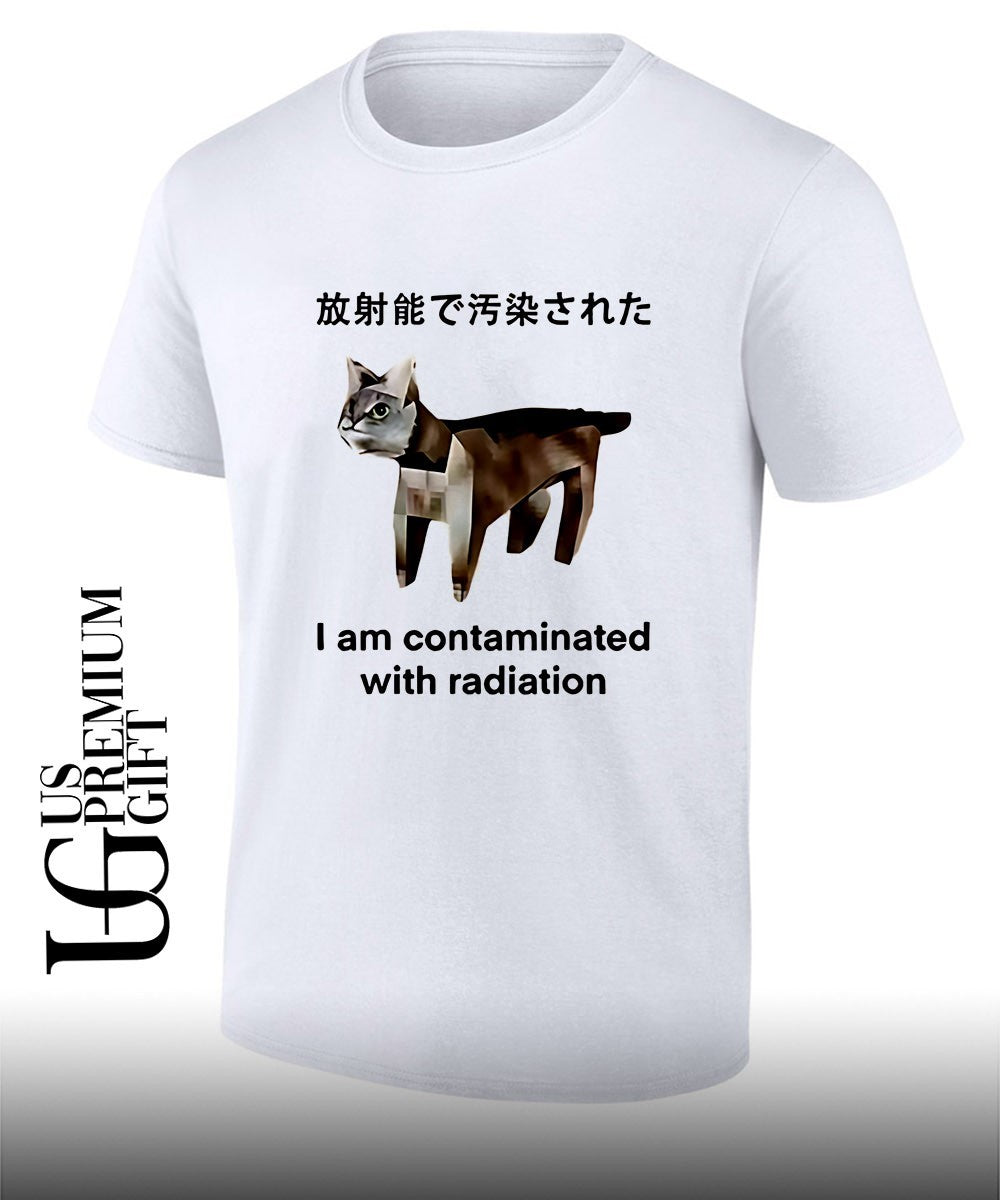 I am Contaminated With Radiation Cat Japan shirt