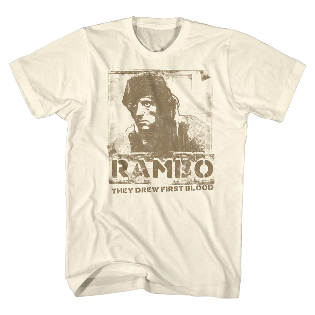 Rambo - Blame - Short Sleeve - Adult - T-Shirt - clothing by TeeHivey.com
