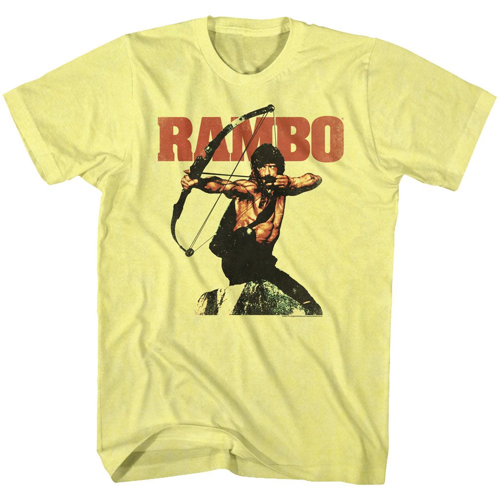 Rambo - Rambow - Short Sleeve - Heather - Adult - T-Shirt - clothing by TeeHivey.com