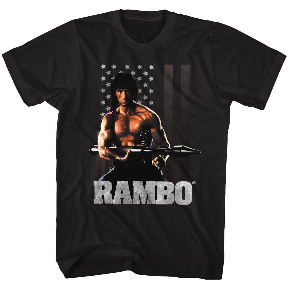 Rambo - Ramberica - Short Sleeve - Adult - T-Shirt - clothing by TeeHivey.com