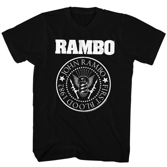 Rambo - Rambones - Short Sleeve - Adult - T-Shirt - clothing by TeeHivey.com