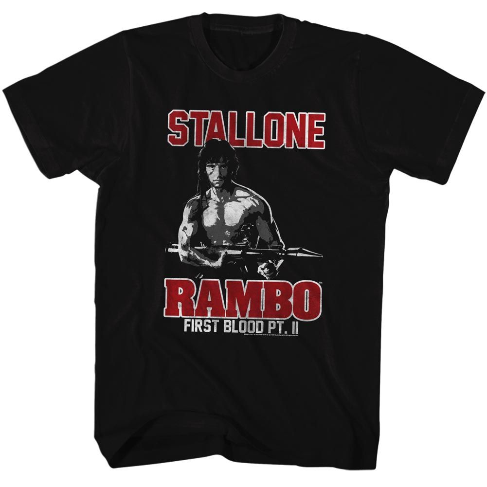 Rambo - Stallone - Short Sleeve - Adult - T-Shirt - clothing by TeeHivey.com