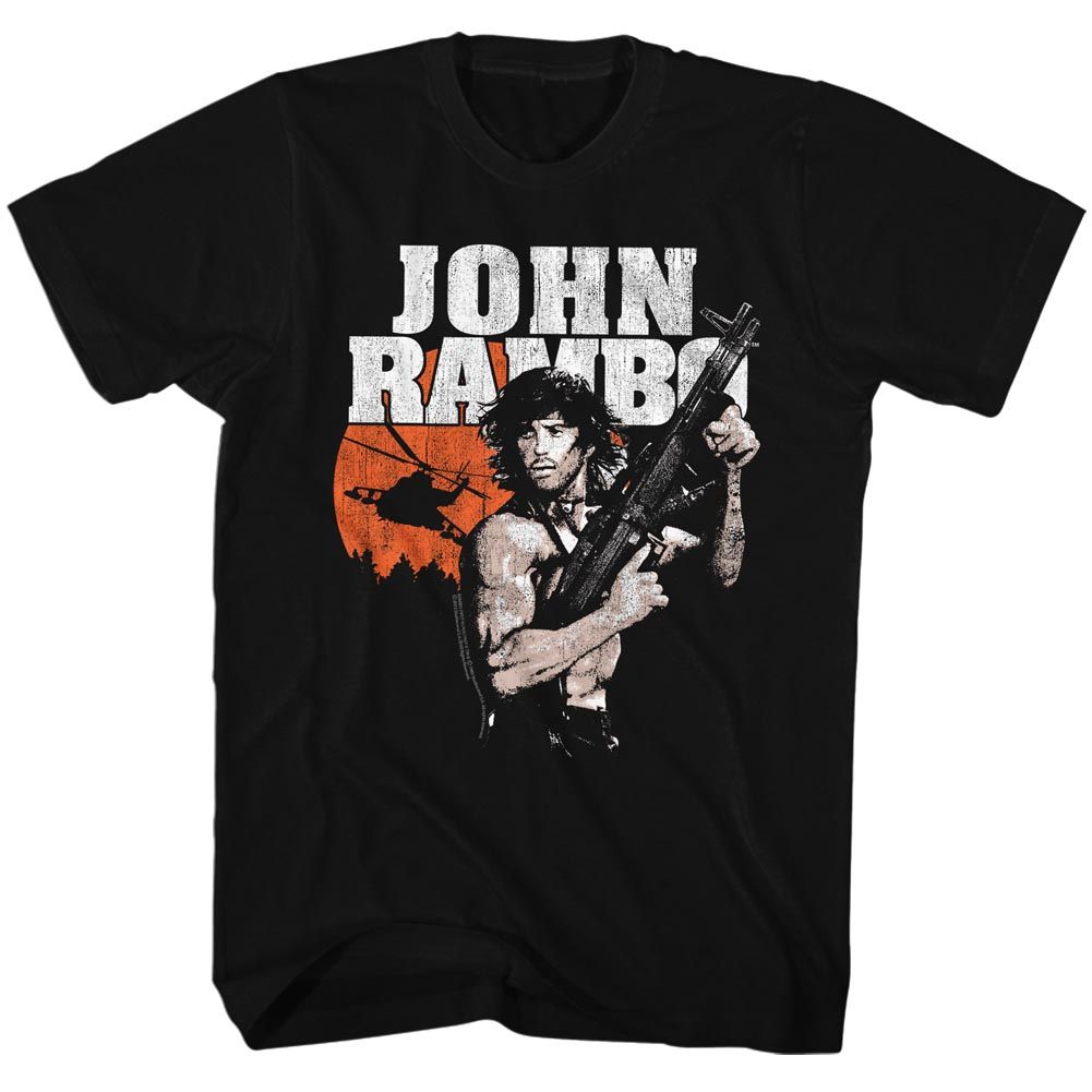 Rambo - John - Short Sleeve - Adult - T-Shirt - clothing by TeeHivey.com