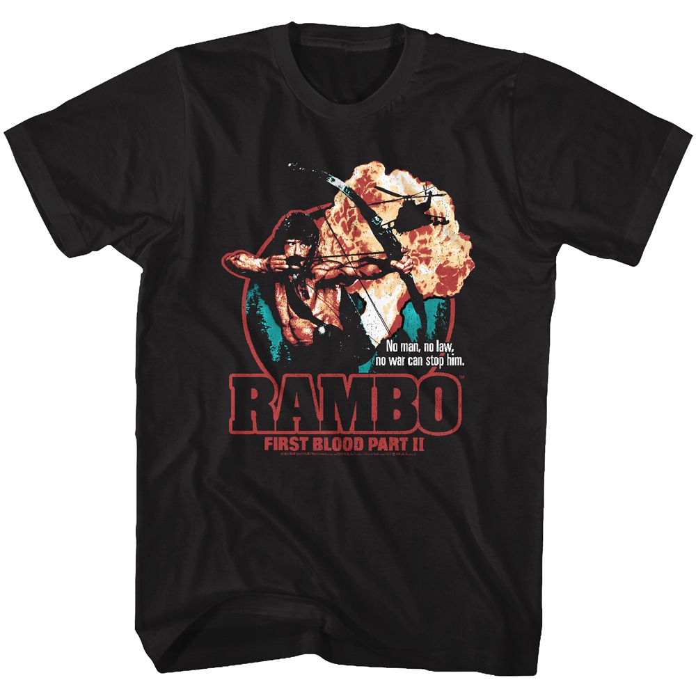 Rambo - 1St Blood Part II - Short Sleeve - Adult - T-Shirt - clothing by TeeHivey.com
