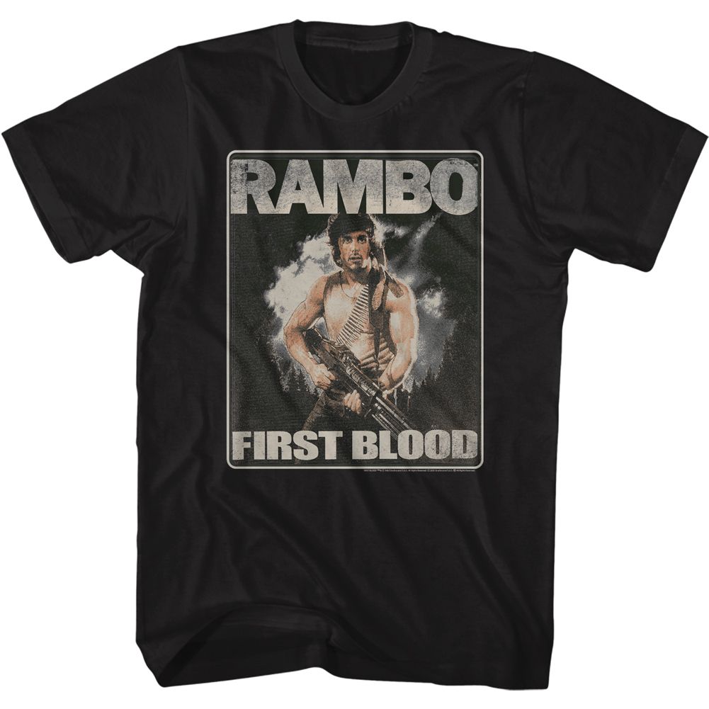 Rambo - First Blood 3 - Short Sleeve - Adult - T-Shirt - clothing by TeeHivey.com