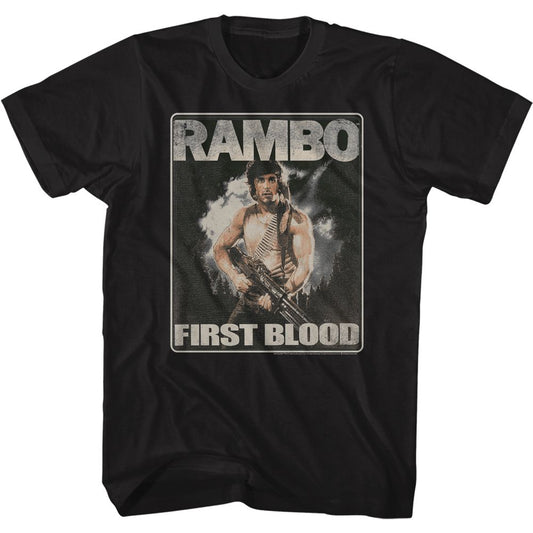 Rambo - First Blood 3 - Short Sleeve - Adult - T-Shirt - clothing by TeeHivey.com