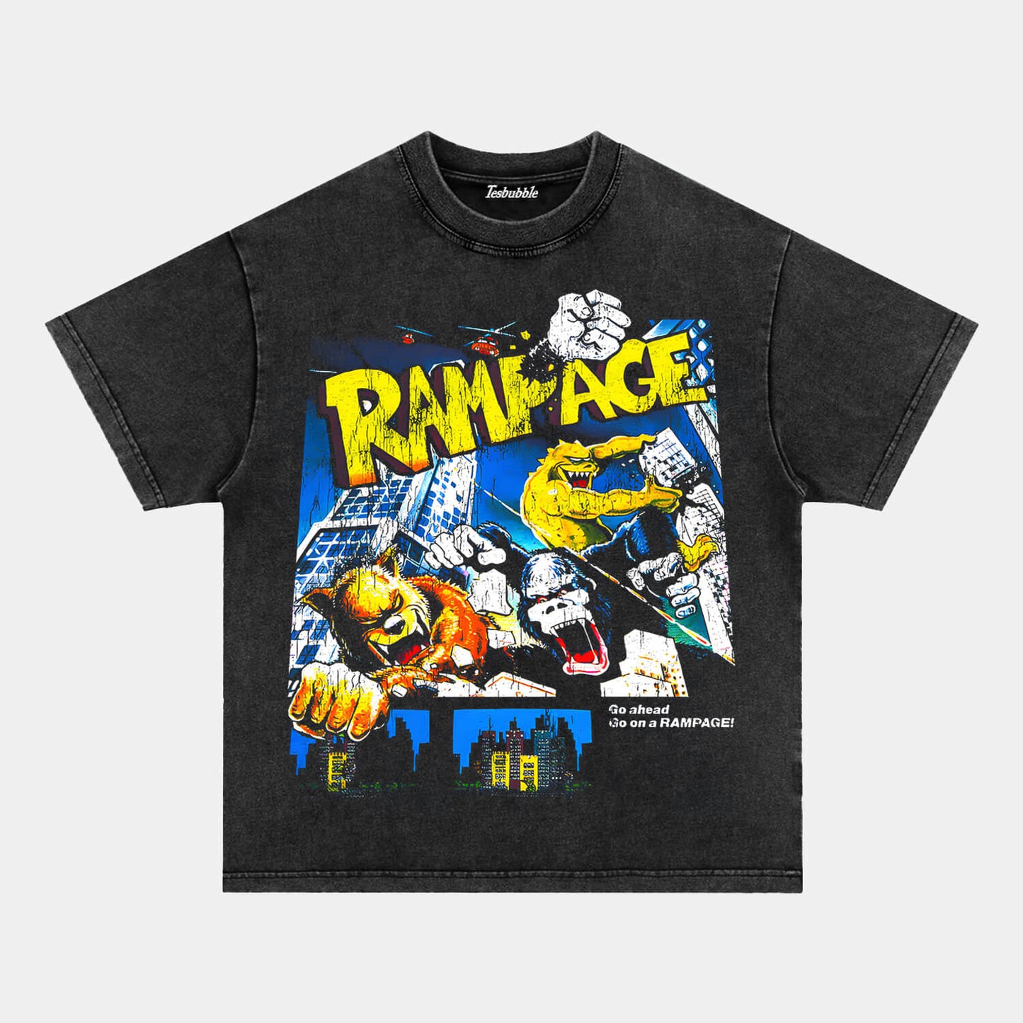 RAMPAGE VIDEO GAME TEE - clothing by TeeHivey.com (Image 4)