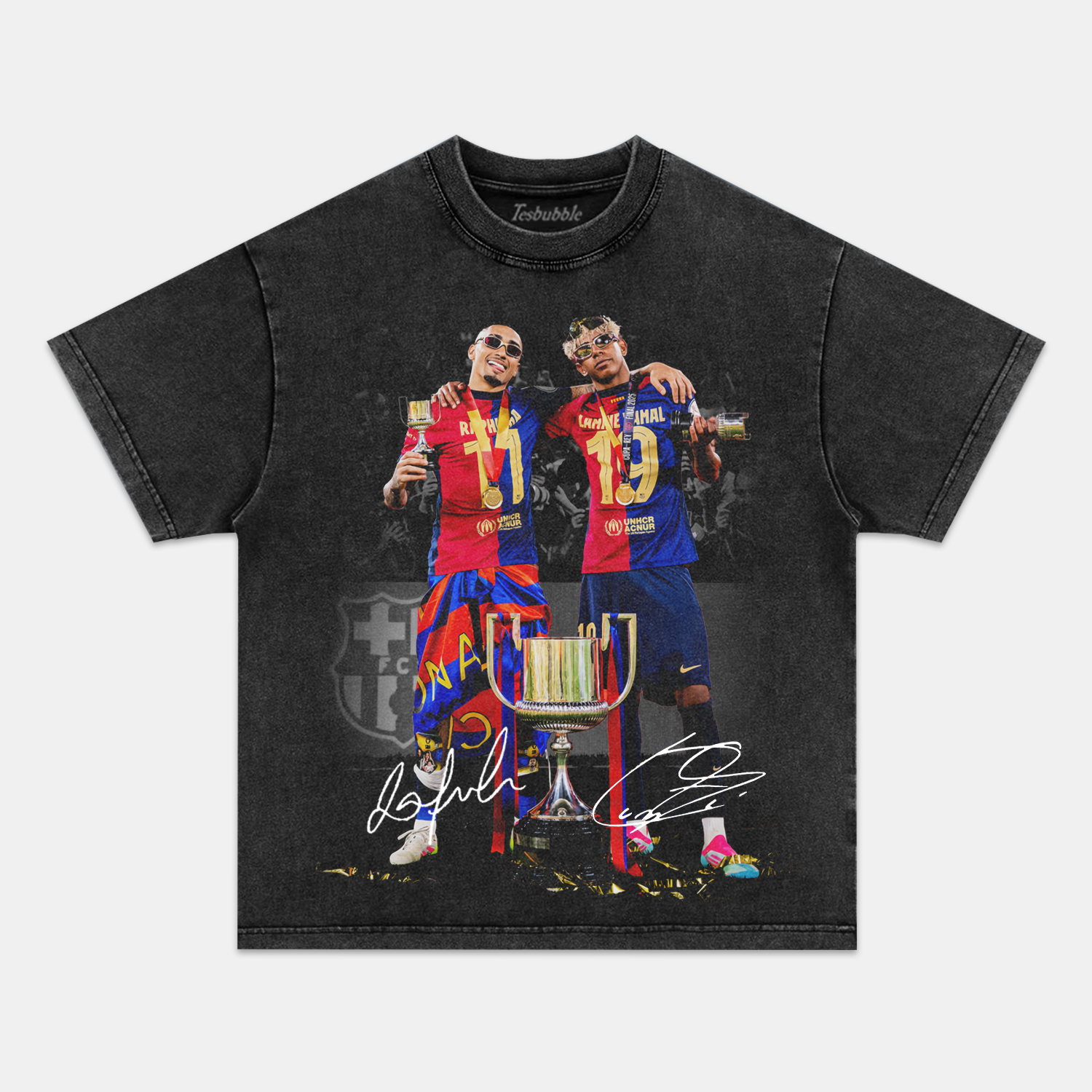 RAPHINHA & LAMINE YAMAL TEE 4.29 - clothing by TeeHivey.com (Image 2)