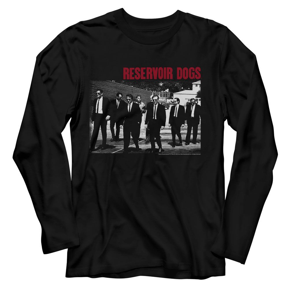 Reservoir Dogs - Reservoir Dogs Groupshot - Black Long Sleeve Adult T-Shirt - clothing by TeeHivey.com (Image 1)