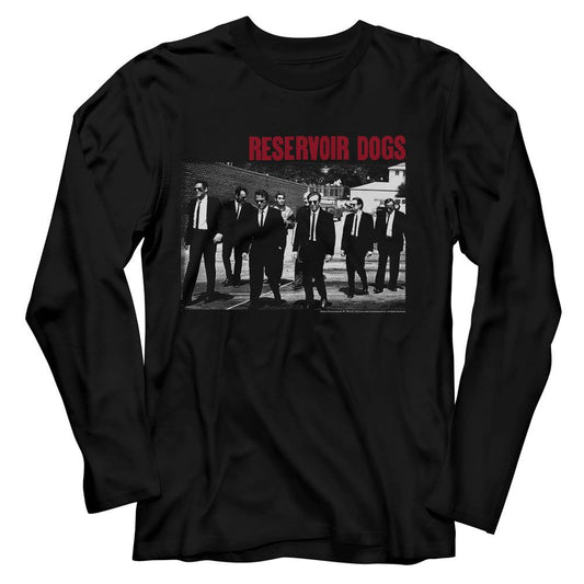 Reservoir Dogs - Reservoir Dogs Groupshot - Black Long Sleeve Adult T-Shirt - clothing by TeeHivey.com (Image 1)