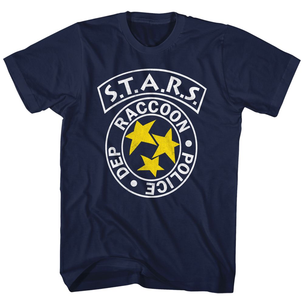 Resident Evil Stars Raccoon City Capcom Gamer Adult T-Shirt