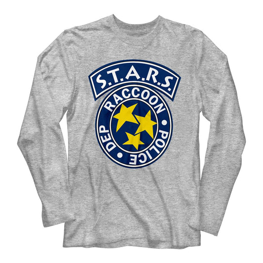 Resident Evil - Staaarrrs - Long Sleeve - Heather - Adult - T-Shirt - clothing by TeeHivey.com