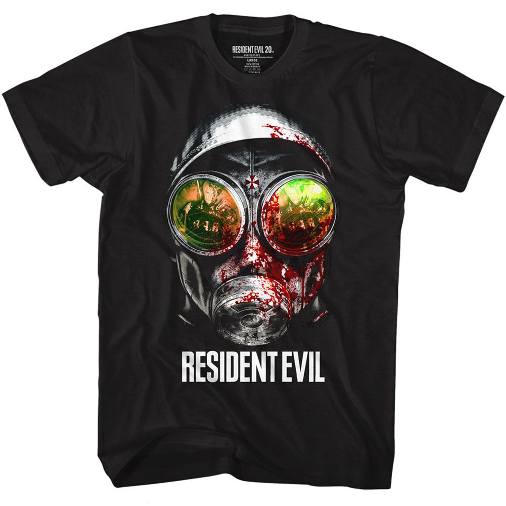 Resident Evil - Gasmask - Short Sleeve - Adult - T-Shirt - clothing by TeeHivey.com