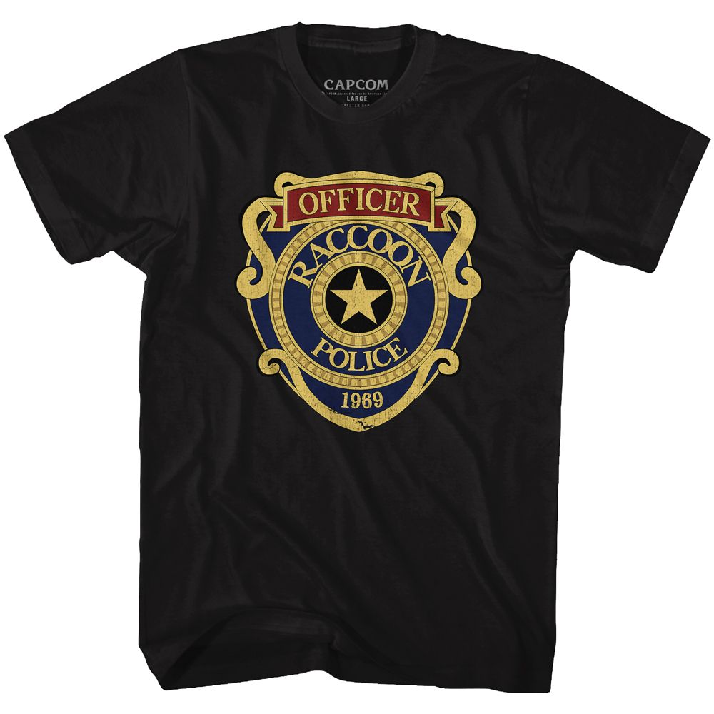 Resident Evil - Badge - Short Sleeve - Adult - T-Shirt - clothing by TeeHivey.com
