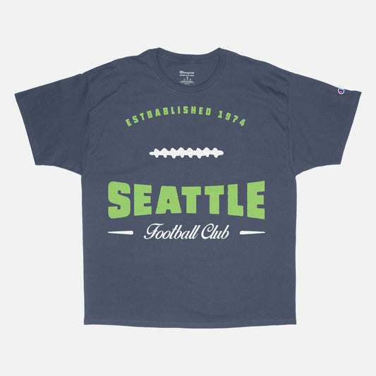 Retro Seattle Football Fan Graphic Tee