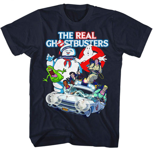 The Real Ghostbusters - Collage - Short Sleeve - Adult - T-Shirt - clothing by TeeHivey.com