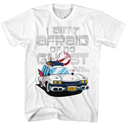 The Real Ghostbusters - Aint Afraid - Short Sleeve - Adult - T-Shirt - clothing by TeeHivey.com