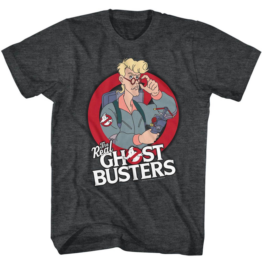 The Real Ghostbusters - Egon - Short Sleeve - Heather - Adult - T-Shirt - clothing by TeeHivey.com