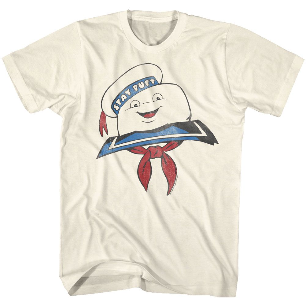 The Real Ghostbusters - Stay Puft Head - Short Sleeve - Adult - T-Shirt - clothing by TeeHivey.com