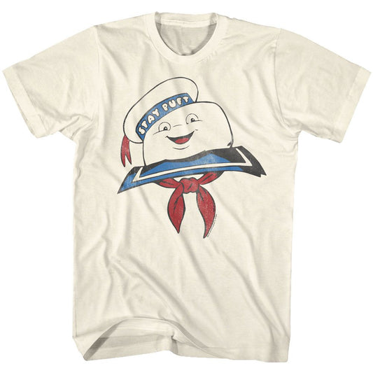 The Real Ghostbusters - Stay Puft Head - Short Sleeve - Adult - T-Shirt - clothing by TeeHivey.com