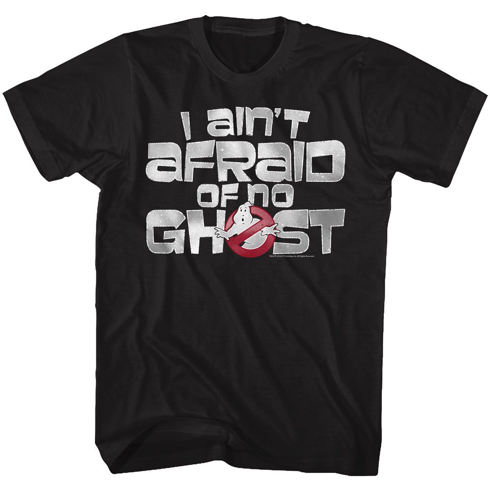 The Real Ghostbusters - Aint Afraid 2 - Short Sleeve - Adult - T-Shirt - clothing by TeeHivey.com