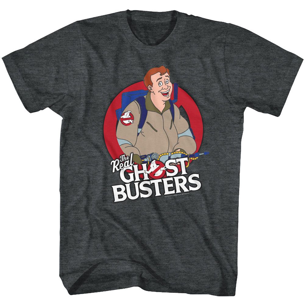 The Real Ghostbusters - Ray - Short Sleeve - Heather - Adult - T-Shirt - clothing by TeeHivey.com