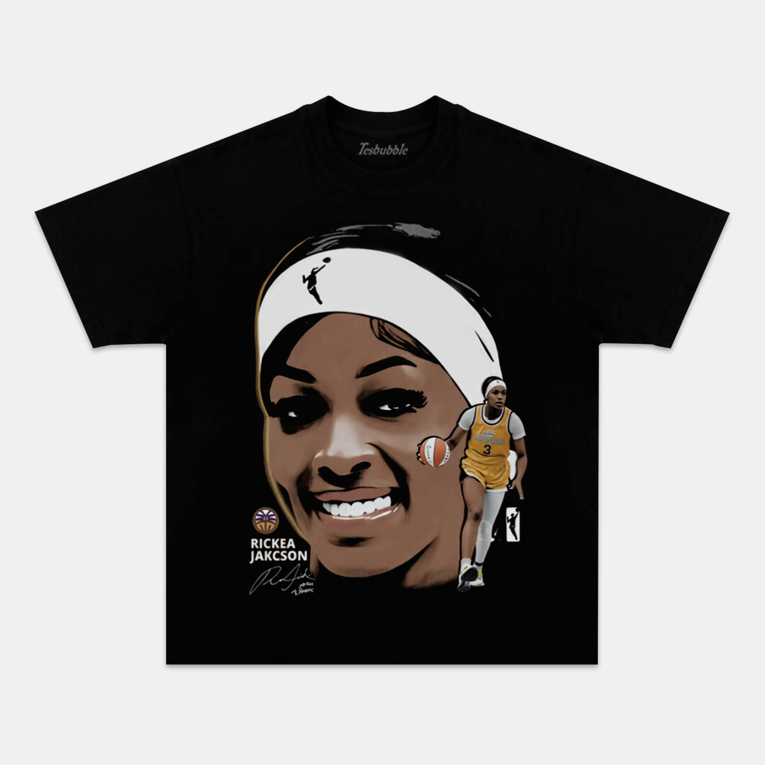 RICKEA JACKSON TEE Style001 - clothing by TeeHivey.com (Image 3)
