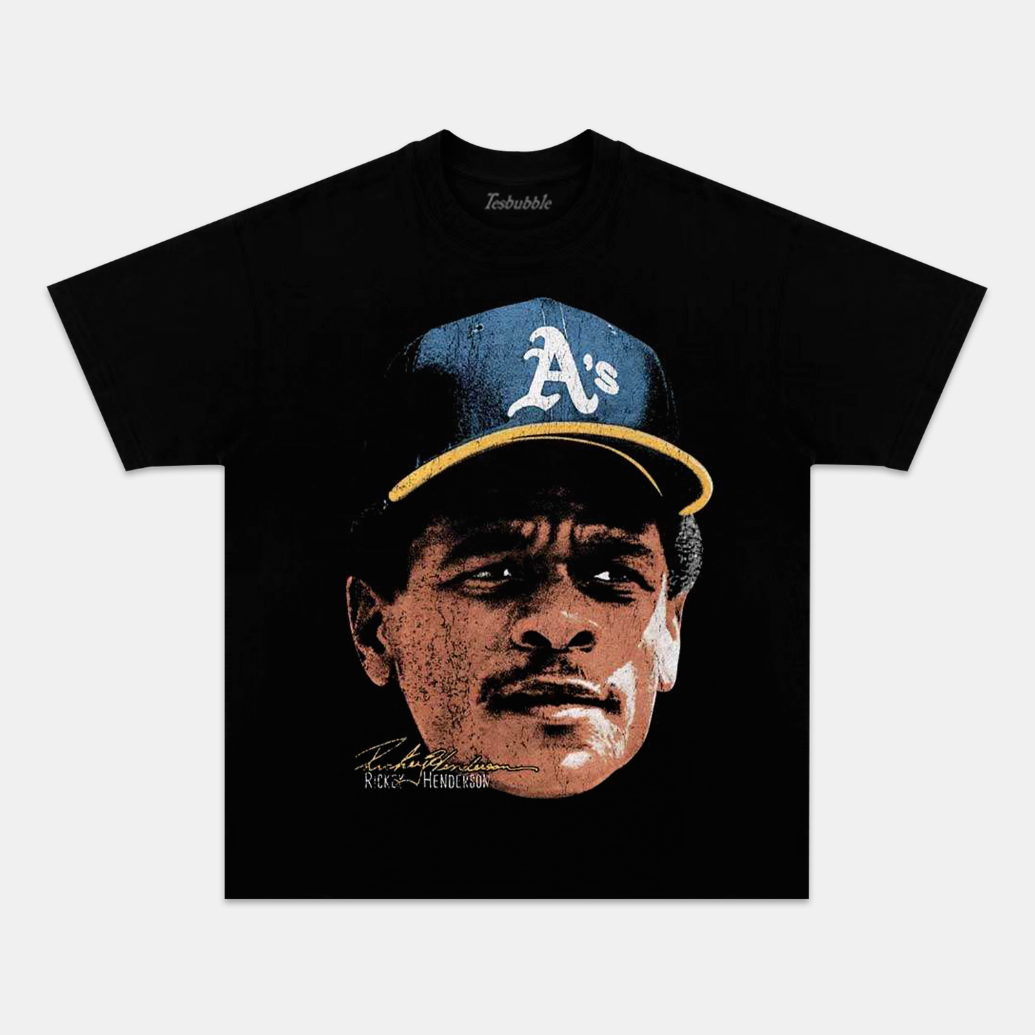 RICKEY HENDERSON TEE - clothing by TeeHivey.com (Image 3)