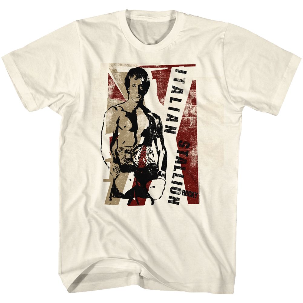 Rocky - Italian Stallion 2 - Short Sleeve - Adult - T-Shirt - clothing by TeeHivey.com