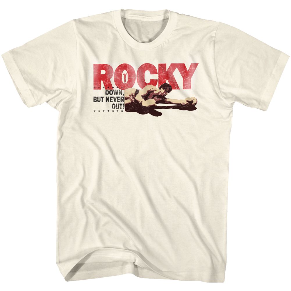 Rocky - Down But Never Out - Short Sleeve - Adult - T-Shirt