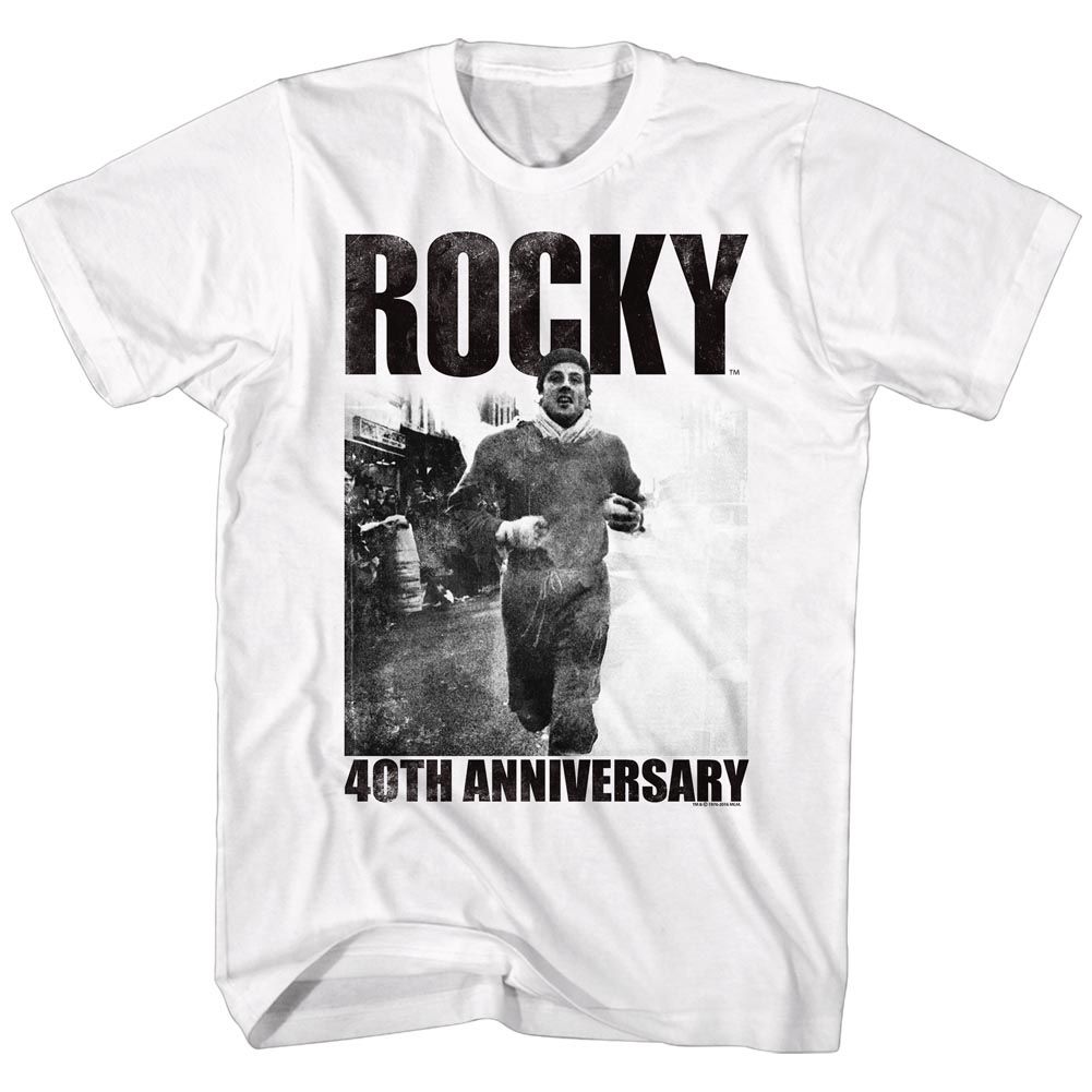 Rocky - 40th - Short Sleeve - Adult - T-Shirt - clothing by TeeHivey.com