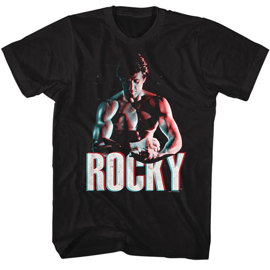 Rocky - 3D Muscles - Short Sleeve - Adult - T-Shirt - clothing by TeeHivey.com