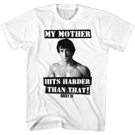 Rocky - Hits Harder Than That - Short Sleeve - Adult - T-Shirt - clothing by TeeHivey.com