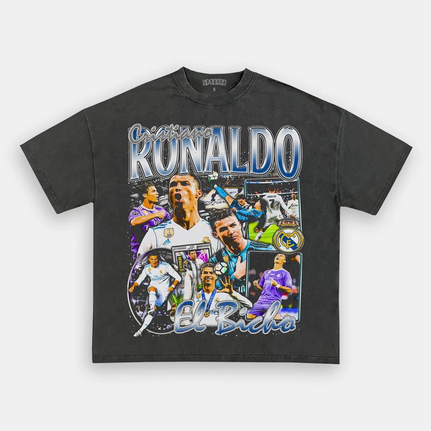 RONALDO REAL MADRID TEE Style004 - clothing by TeeHivey.com (Image 3)