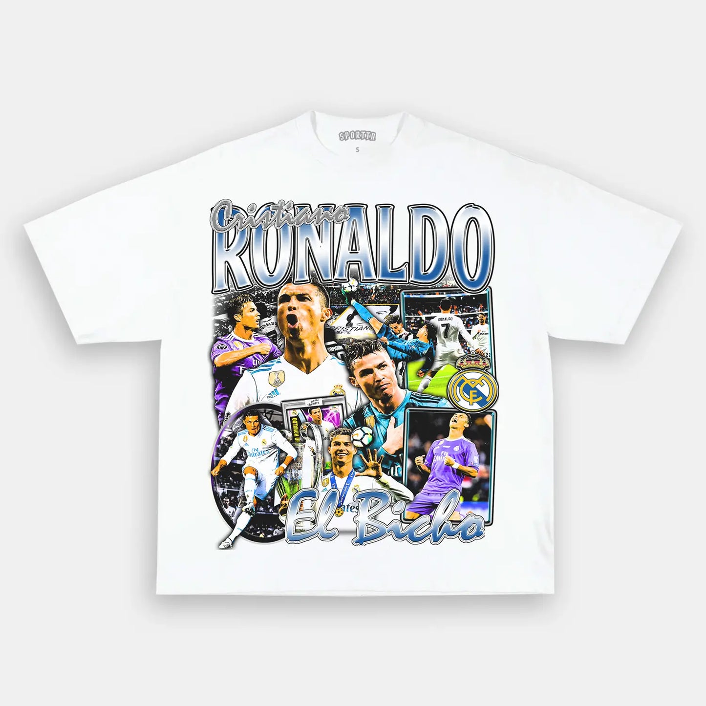 RONALDO REAL MADRID TEE Style004 - clothing by TeeHivey.com (Image 4)