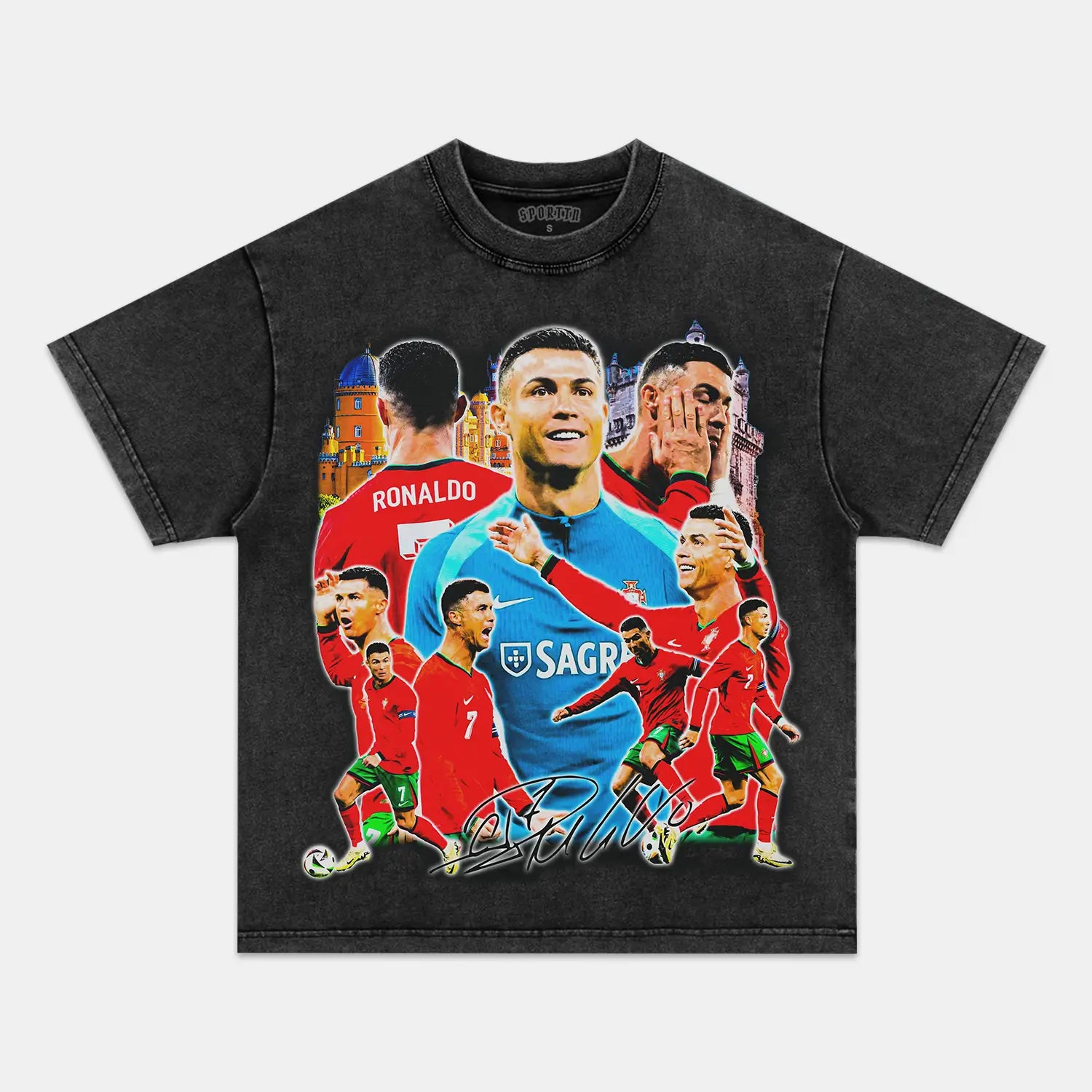 RONALDO PORTUGAL V2 TEE Style002 - clothing by TeeHivey.com (Image 3)