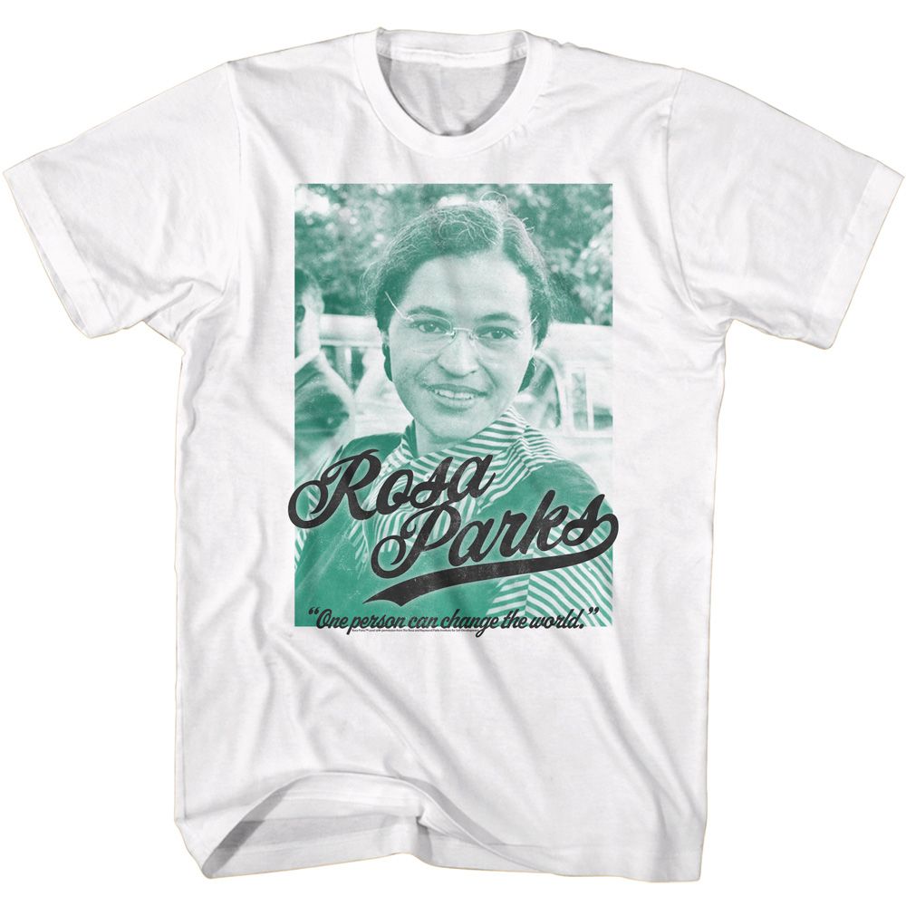 Rosa Parks - One Person Can - Short Sleeve - Adult - T-Shirt - clothing by TeeHivey.com