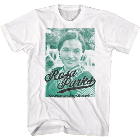 Rosa Parks - One Person Can - Short Sleeve - Adult - T-Shirt - clothing by TeeHivey.com