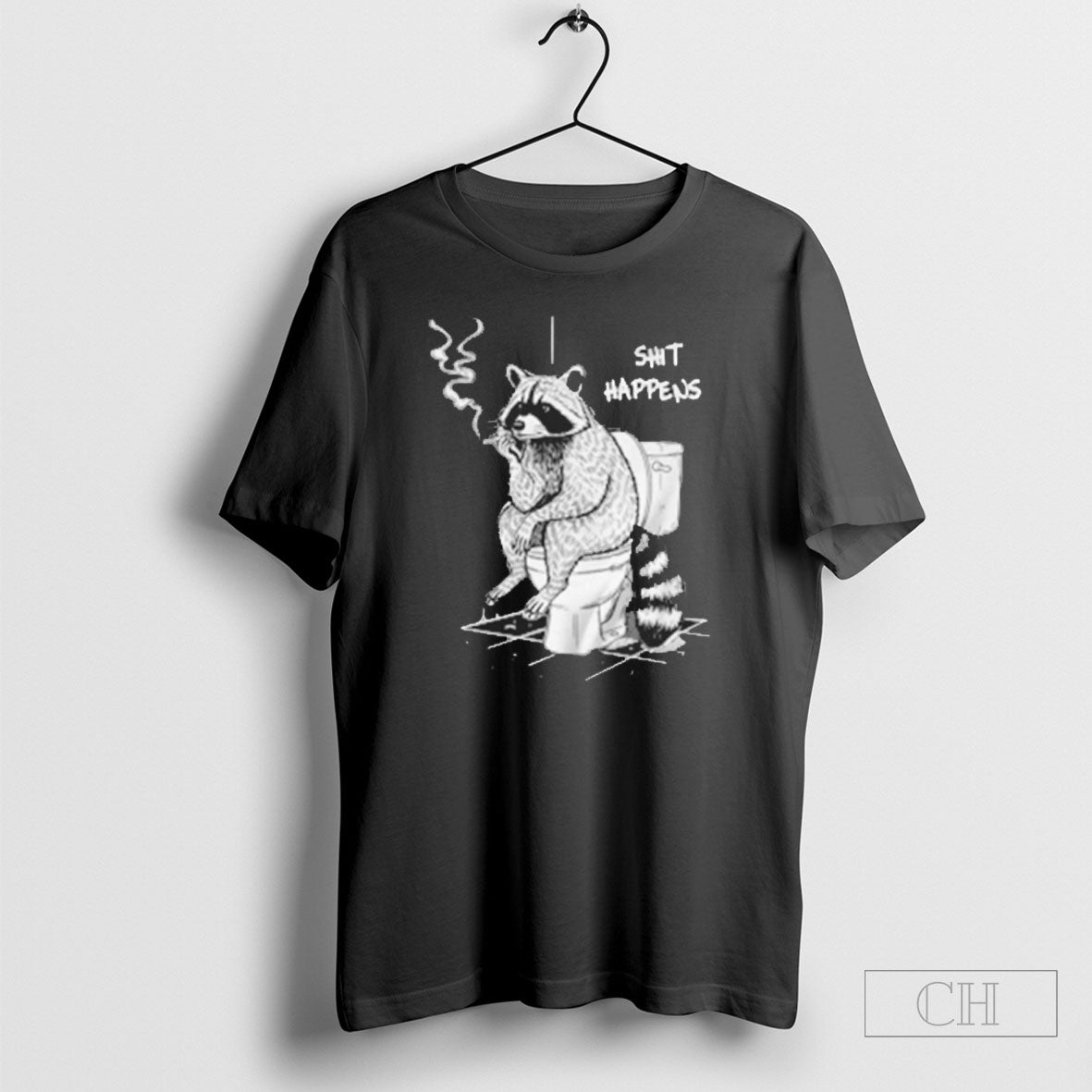 Raccoon Shit Happens Shirts - clothing by TeeHivey.com