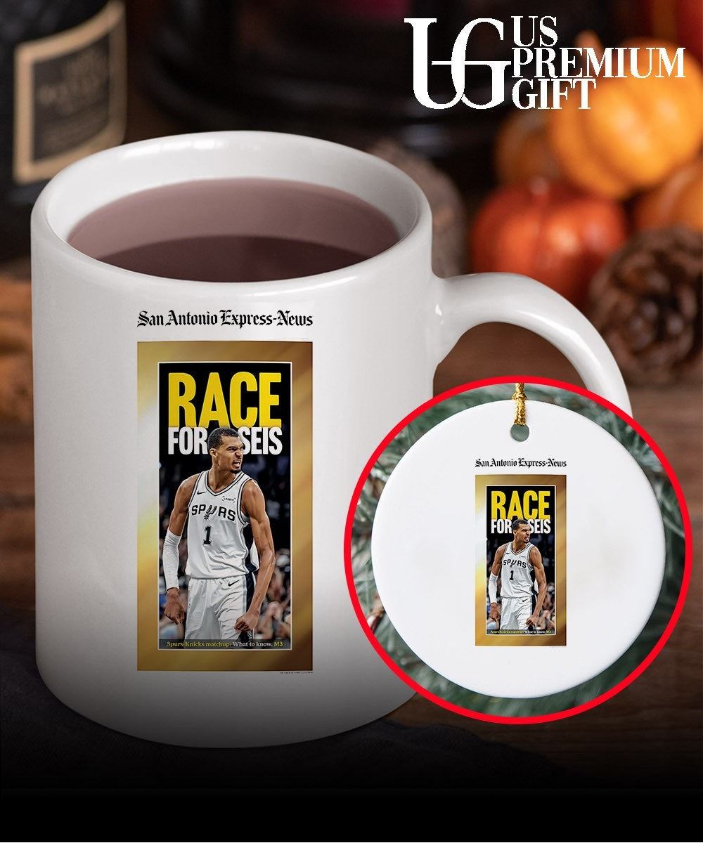 Race for Seis San Antonio Express-News Victor Wembanyama San Antonio Spurs NBA shirt